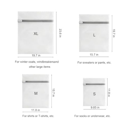 8 Pcs Mesh Laundry Bags for Delicates (2XL +2 L +2 M +2S) - size: 8 Pack(2XL+2L+2M+2S)
