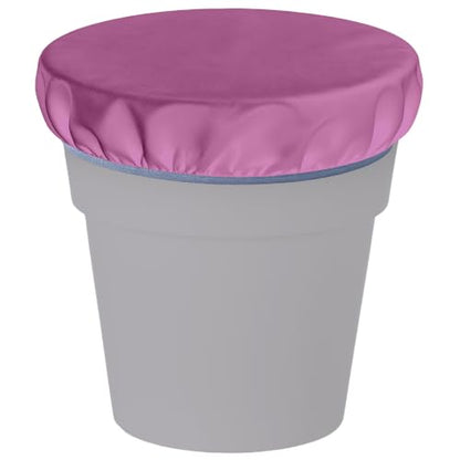 2-5 Gallon Horse Bucket Cover, Waterproof Horse Feed Bucket Cover, Lightweight and Easy to Use (Excluding Bucket, Magenta) - color: Magenta
