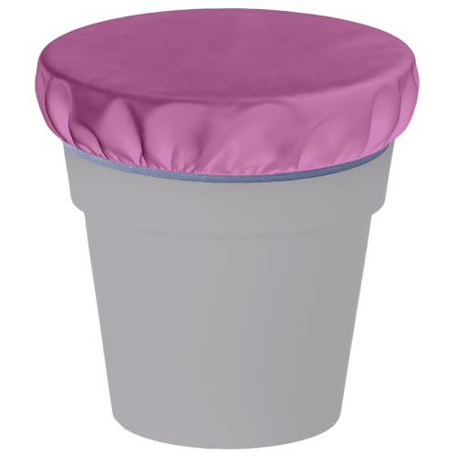 2-5 Gallon Horse Bucket Cover, Waterproof Horse Feed Bucket Cover, Lightweight and Easy to Use (Excluding Bucket, Magenta) - color: Magenta