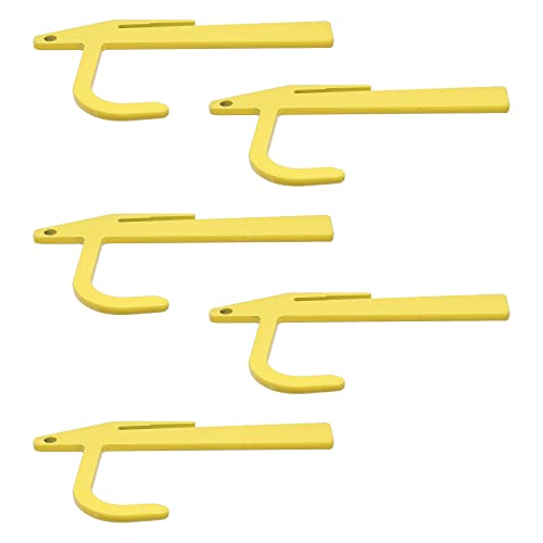 Chain Link Fence Metal Banana Clip Fabric Stretching and Tensioning Tool (Pack of 5)- Made in The USA