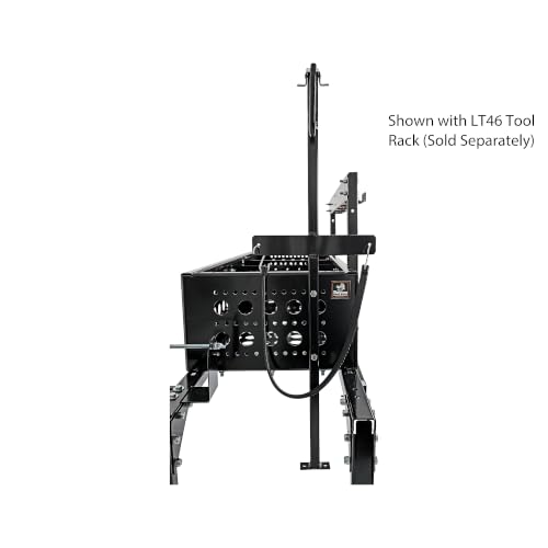 Buyers Products LT46 Vertical Rack for Enclosed Landscape Trailers & Garage or Shed Walls Holds 5 Hand Tools, Accessories For Open & Closed Landscape Trailers, Landscape Tools