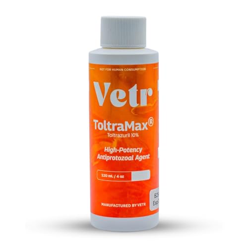 Toltrazuril 10.0% for Horses, Dogs, Cats, 120mL/4 Ounce, for Non-Food Chain Animals - size: 10% Strength | 120mL/4 Ounces