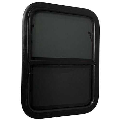 ProCamp RV Window 18x24 | Vertical Slider, Screen & Trim Ring