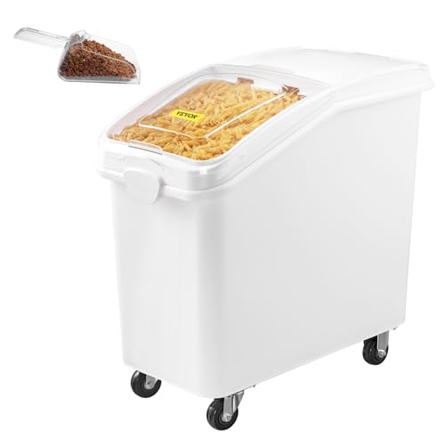VEVOR 27 Gallon Food Storage Container, 500 Cup Commercial Ingredient Bin - size: 27 Gallon