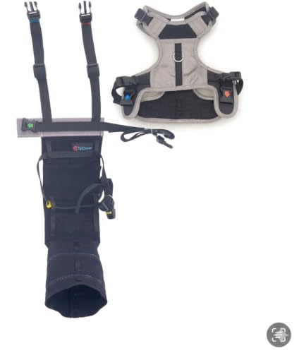Tail Guard & Harness Set - Veterinary Dog Tail Protector & Injury Wrap, Size 3XL - size: 3XL
