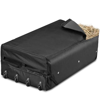 Rolling Hay Bale Bag with Wheels