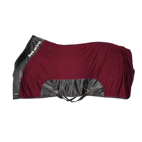 Back on Track Royal Mesh Sheet Deluxe Horse Blanket - color: Wine, size: 84" (160cm)