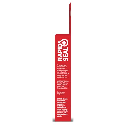Rapid-Seal Hemostatic Wound Gel, 5 Tube, Stops Bleeding in Seconds - size: 5 Tubes (0.5 Fl Oz Each)