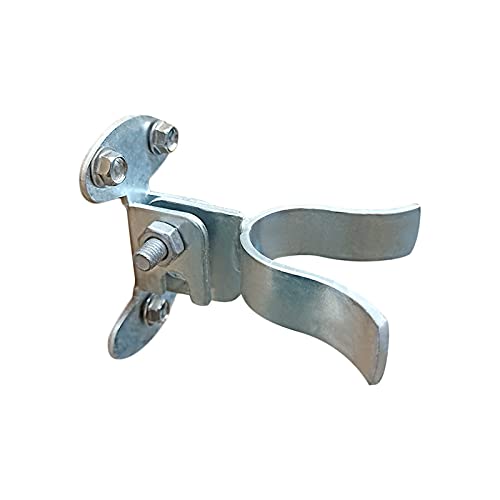 1-3/8" Flat Back Wall Mount Fork Gate Latch - Gate Latch Hardware with Screws or Lag Bolt for Gate Frames, Easily Mounts to Wooden Gate Post or Wall (Pack of 2) - size: 1-3/8" (Pack of 2)