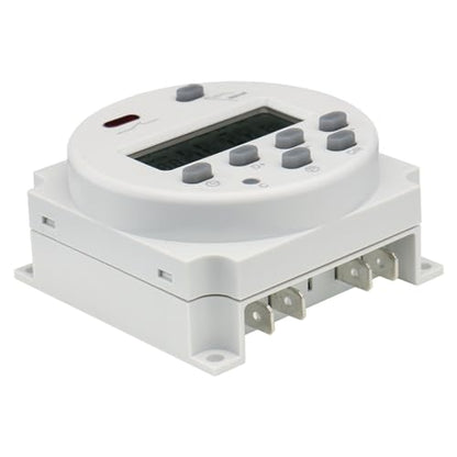 Baomain Time Switch Relay,Digital LCD Programmable Timer,24V DC/AC Input,200-250V 16A Output,28 Programs Daily/Weekly Schedule,CN101A for Lighting and Equipment Control (Pack of 3) - size: Timer (Pack of 3)