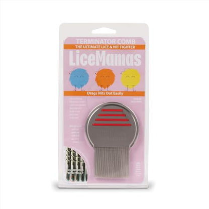 Terminator Comb, Stainless Steel Lice & Nits Removal, Reusable