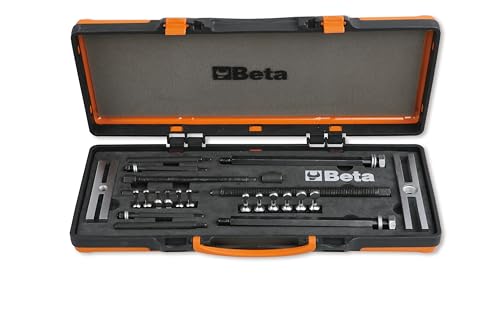 Beta 1547 /C6 Universal Ball Bearing Extractor Set | Professional Puller Kit for Removing Bearings, Bushings & Sleeves in Automotive, Industrial, and Mechanical Service