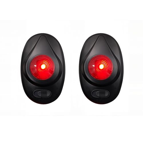 Electric Fence Light Indicator,Fence Alert Electric Fence Checker,Black 2pc - color: Black, size: 2 pcs