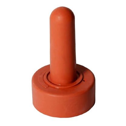 Farmnurture Calf Feeder with Anti-Colic, Soft Silicone Heavy Duty Milk Nipple for Bucket, Feeding Teat for Cattle, Horses, Sheep, Goats – Easy Farm Supply - color: AF029