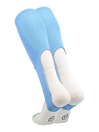 TCK 9 Inch Solid Baseball Stirrups - Adult and Youth - color: Columbia Blue, size: Large