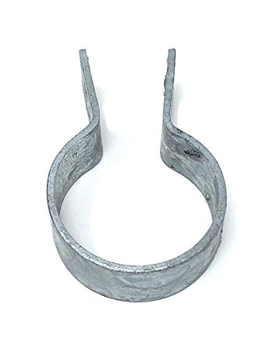 (10 Pack) Brace Bands with Bolts & Nuts for Chain Link Fence, Gate, Posts (1-5/8") - size: 1-5/8"