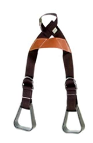 HILASON Western Kid Nylon Leather Buddy Slip-On Stirrups Beige