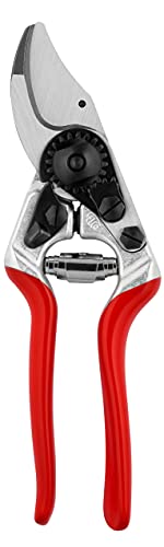 Felco F 14 Pruning Shears – 7.1" Garden Clippers for Small Hands with Bypass & Anvil Blades | Hand Pruners for Gardening | Garden Tool Cutter with Forged Alloy Steel Build, Lightweight Swiss Design - size: F14 Small Ergo