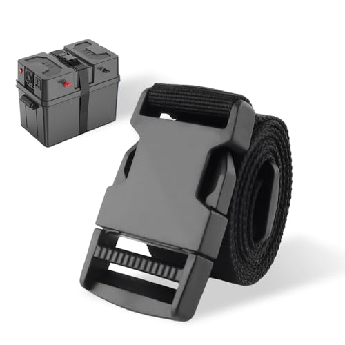 39 Inch Battery Hold Down Strap with Adjustable Buckle,Universal Car Battery Tie Down Strap for Battery Boxes Marine,RV Battery Box,Cargo,Tie Down Strap Battery Straps