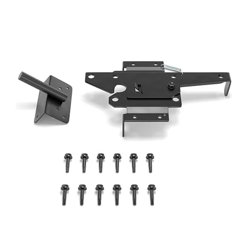 Heavy Duty Self Lock Double Fence Gate Latch for Outdoor Wooden and PVC Gate Locks Gate Hardware