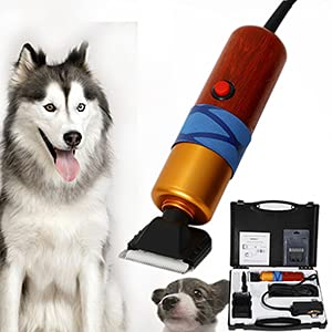 200W Sheep Shears for Farm Animal Grooming, 10ft Corded Electric Clippers with 2 Blades for Dogs, Cats, Goats, Alpaca, Llamas, Angora Rabbits, Heavy Duty Pet and Livestock Hair Trimming Shears