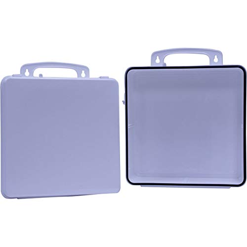 Kemp USA 24 Capacity Unit Plastic First Aid Kit Box with Weather-Resistant Gasket Empty Mountable Medical Storage Case Durable Living Hinge & Secure Clasps (Medium) - size: Medium