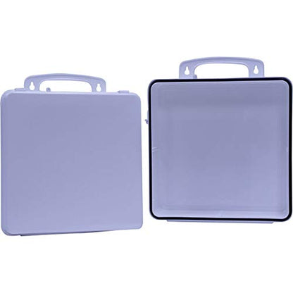 Kemp USA 24 Capacity Unit Plastic First Aid Kit Box with Weather-Resistant Gasket Empty Mountable Medical Storage Case Durable Living Hinge & Secure Clasps (Medium) - size: Medium