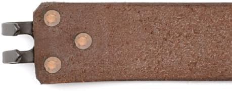 US M1907 Leather Sling WWII M1 Garand Rifle Sling (Leather & Steel Harware) - color: Russet Brown