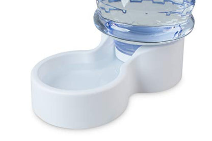 PetFusion H2O Gravity Pet Water Dispenser, 2.5 Gallon, Transparent