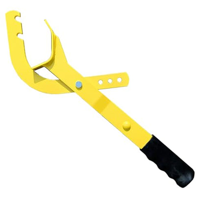 Heavy Duty Fence Stretcher Tool for Chain Link, Fence Puller Tool for Easy One Person Operation, Adjustable Pull Range, Fits 1-3/8" to 4" Posts - size: Compatible Post Size: 1-3/8" to 4"
