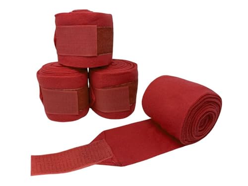 Fleece Polo Wraps w/Velco Closure - color: Red