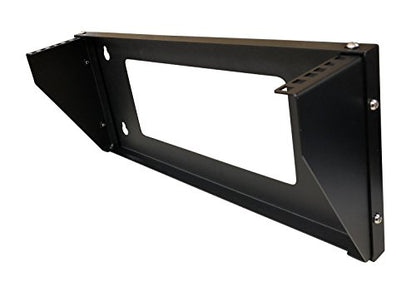 Kenuco 19 Inch Steel Vertical Rack and Wall Mountable Server Rack Mount (Black-2U) - color: Black-2U