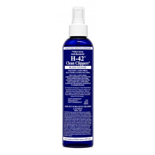 H-42 Professional Clipper Blade Cleaner - Waterless, Cleans & Cools, 8oz Spray Bottle - size: Bottle-8 Fl Oz