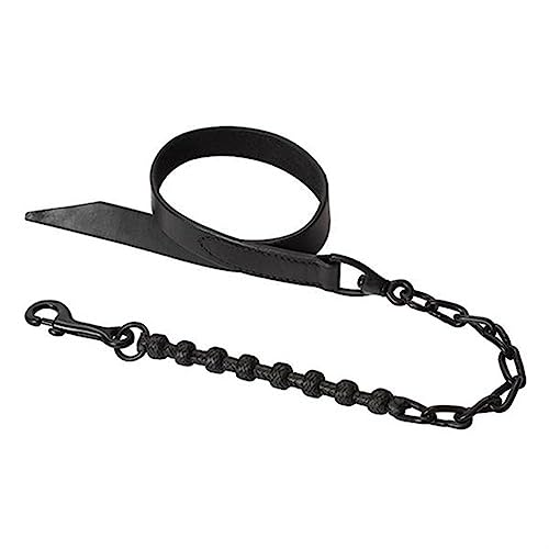 Weaver 1 Braid Rawhide Chain Lead 1x24 Black