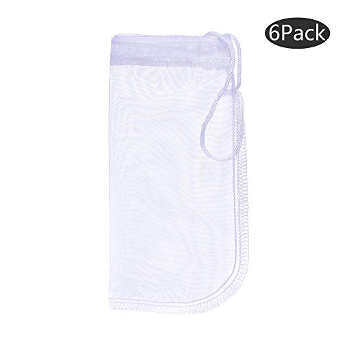 ALEGI 6 Pack Extra Fine Aquarium Filter Media Bags 7.5"×3.6" - size: 7.5"*3.6" (6 pack)