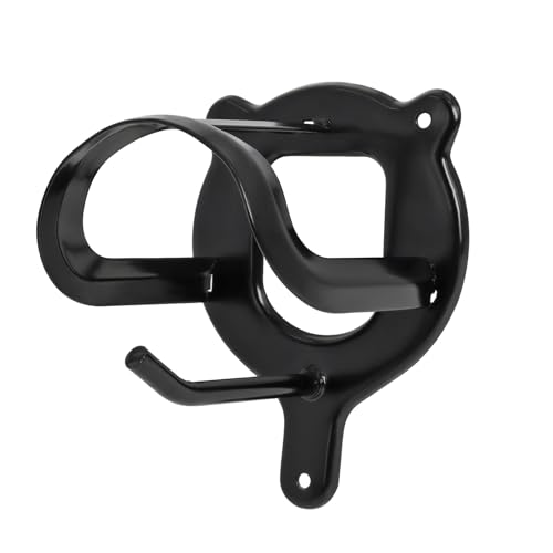 6 Pack Horse Bridle Rack, Metal Bridle Hooks for Tack Room Storage, Black - size: 6 Counts