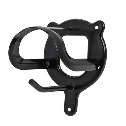6 Pack Horse Bridle Rack, Metal Bridle Hooks for Tack Room Storage, Black - size: 6 Counts