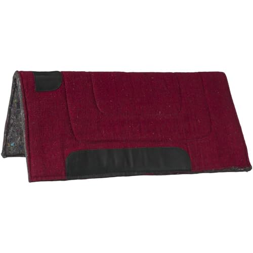Tough 1 Ottawa Saddle Pad Heavy Felt Lined - color: Burgundy