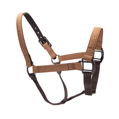 Carhartt Nylon Duck Horse Halter, Comfortable, Durable & Adjustable Rolled-Throat Horse Halter, Large