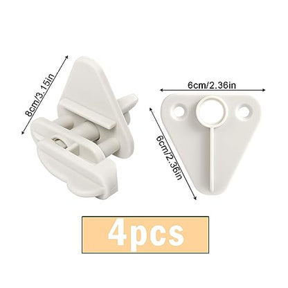NQEUEPN 4pcs Pontoon Gate Latch Replacement Kit