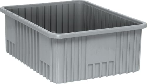 Hudson Exchange 22.5 x 17.5 x 8" (3 Pack) Customizable Divider Grid Box Container Tote, Gray - color: Gray, size: 3 Pack