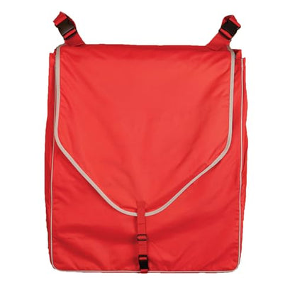 Schneiders Supreme Stall Front Large Horsewear Bag II | Durable 600D Polyester | Teflon Coated | Removable Plexiglass Bottom | Portable & Easy to Hang | Color Red - color: Red