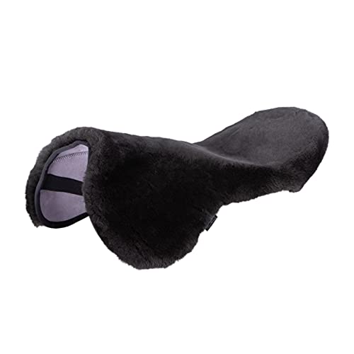 Werner Christ Horse Saddle Seat Saver English,Made of Real Sheepskin in Brown Size Full - color: Brown