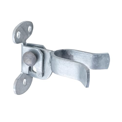VIVIDA 1-3/8" Wall Mount Gate Latch, Flat Back Chain Link Gate Latch, 1 PCS - size: 1-3/8" (1 PCS)