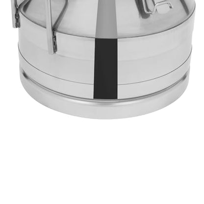 DYNAMI 3.2Gal Stainless Steel Milk Bucket With Sealing Lid and Carry Handle,Thickened Stainless Steel Milk Can Large Liquid Container Storage,for Milk,Wine, Oil Storage Transport (12L/3.2gal) - size: 12L/3.2gal