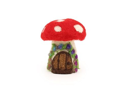 Wizardi Beginner Needle Felting Kit for Adults - Small Toadstool House. Fantasy Felting Kit 10cm Tall. Felting Tools. Wool Felting Supplies. Felt Crafts. Wool Felt. The Makerss - color: Small Toadstool House