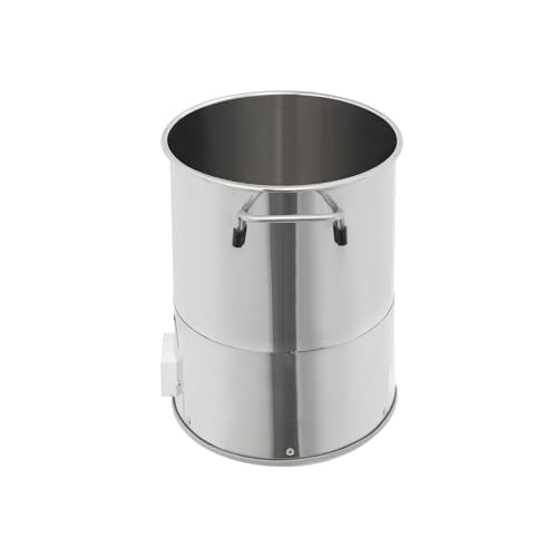 DYNAMI 2.9Gal Stainless Steel Heated Water Bucket for Dogs,13in Height Heated Bucket with Adjustable Temperature 32-122°F, Digital Display, Overheat Protection,No Freeze for Winter, for Animals
