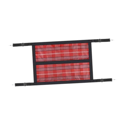 Stall Guard for Horse Barn Guard for Goats, Cows Easy Install 59.1 inch x 18.9 inch Gear Stable Supplies Stall Gate Guard, Red - color: Red