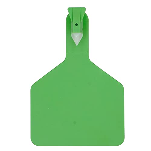 50 Pcs Cattle Ear Tags Blank One-Piece Z Tags for Cattle (Green) - color: Green