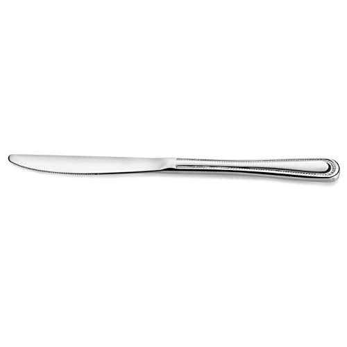 New Star Foodservice Bead Pattern Stainless Steel Dinner Knife, 8.5-Inch, Set of 12, Commercial Grade - size: 7.9"